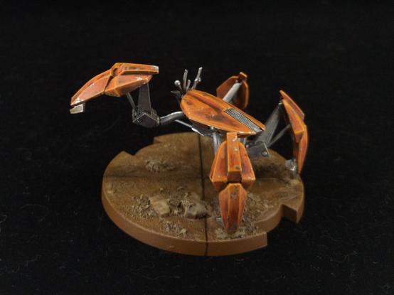 Crab droid mini from other side showing more leg and back details.