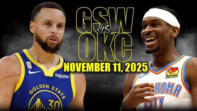 Golden State Warriors vs Oklahoma City Thunder Full Game Highlights - November 11, 2025 | NBA Season