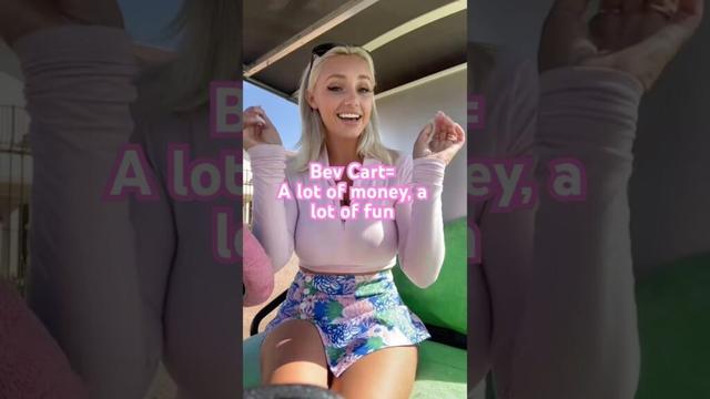 Yayyy #cartgirl #golf #golfgirls #golfers #grwm #golfer #golflife #golfhumor #golfgear #bevcart