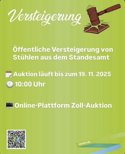 Wo man an der Versteigerung teilnehmen kann und wann sie vorbei ist