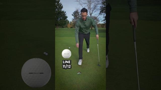 Line vs No Line vs Stripe! Which golf ball do you use? #golfing #golfballs #putting