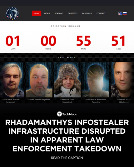 Rhadamanthys Infostealer Infrastructure Disrupted in Apparent Law Enforcement Takedown