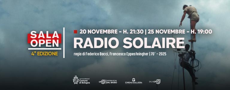 Sala Open 2025 • "𝐑𝐀𝐃𝐈𝐎 𝐒𝐎𝐋𝐀𝐈𝐑𝐄 • 𝐑𝐚𝐝𝐢𝐨 𝐝𝐢𝐟𝐟𝐮𝐬𝐢𝐨𝐧 𝐫𝐮𝐫𝐚𝐥𝐞"