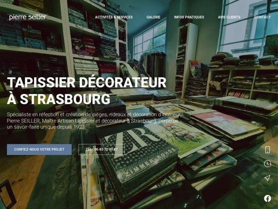Tapissier décorateur Pierre Seiller à #Strasbourg (#BasRhin) La société Pierre Seiller est un atelier artisanal de tapissier décorateur créé en 1923 par Jean Seiller et transmis de père en fils ...
Suite 👉 https://artisansdupatrimoine.fr/professionnel/2027/pierre-seiller-strasbourg
#Artisan #Restauration #Patrimoine