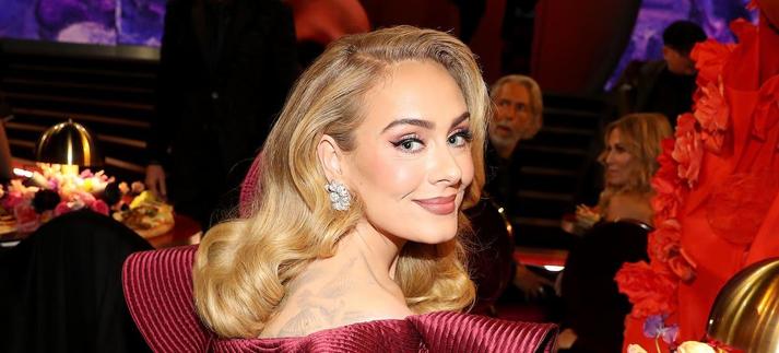 Adele en la 65ª edición de los 'Premios GRAMMY' en Los Angeles en 2023. / Johnny Nunez