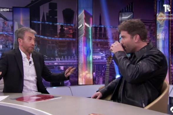Pablo Alborán en 'El Hormiguero' entrevistado por Pablo Motos. (El Hormiguero (Antena 3))
