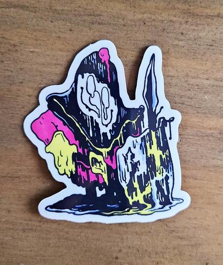 Melting Burger Baron sticker