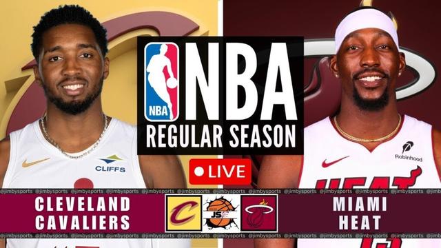 NBA Live: Cleveland Cavaliers vs Miami Heat | Play-By-Play Scoreboard 2025
