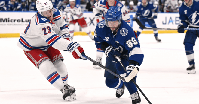 Cuylle, Trocheck score two each as Rangers beat Lightning 7-3