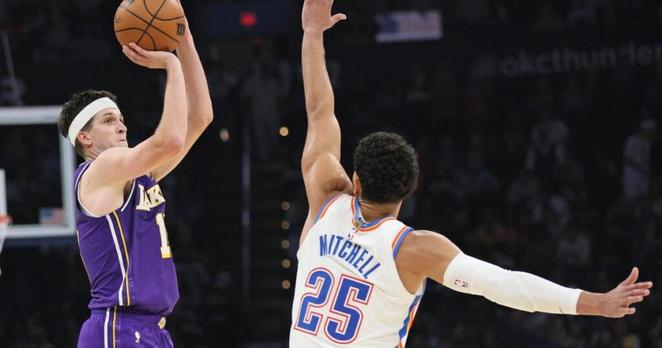 Lakers can't keep up with Oklahoma City and are routed