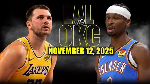 Los Angeles Lakers vs Oklahoma City Thunder Full Game Highlights - November 12, 2025 | NBA Season