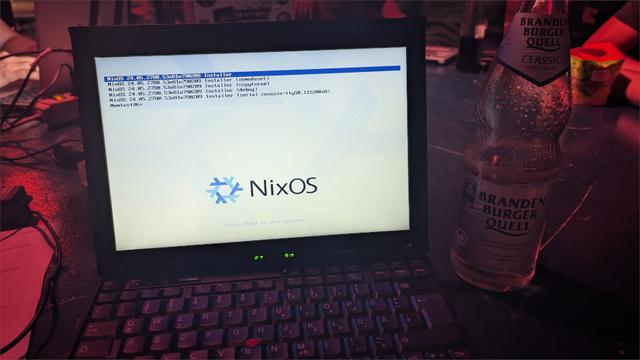 NixOS-Installer auf meinem ThinkPad X201