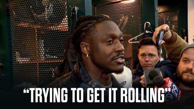 A.J. Brown & Quinyon Mitchell On Preparing For the Detroit Lions