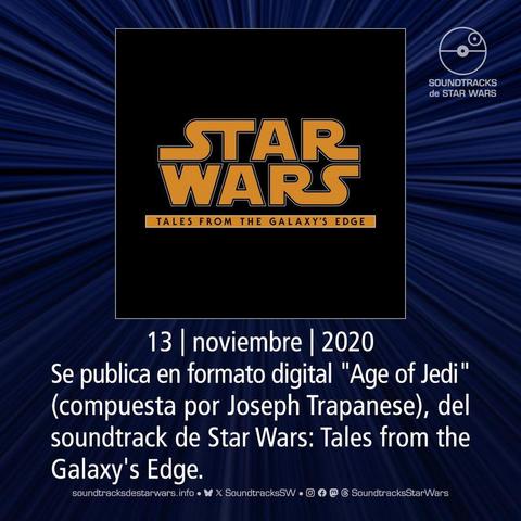 Logotipo de Star Wars: Tales from the Galaxy's Edge. / Star Wars: Tales from the Galaxy's Edge logo.
