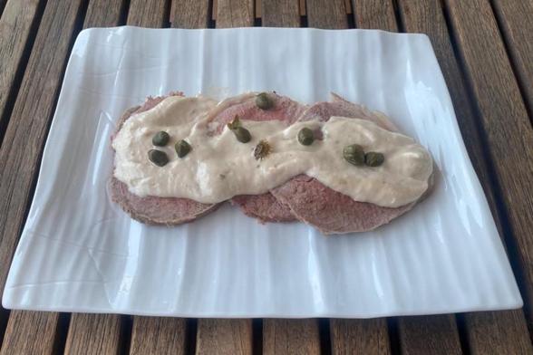 Vitello tonnato en acto de servicio. /G.M.