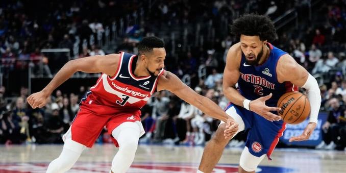 Cunningham scores 46 points, rallies Pistons to a 137-135 victory over the Wizards in overtime