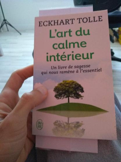 Couverture livre : Eckhart Tolle, L'art du calme intérieur
