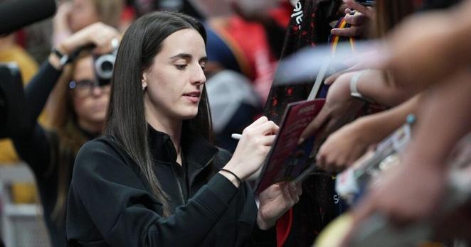 Kai Trump outshone by Caitlin Clark as reality clear during crossover - Golf - Sports