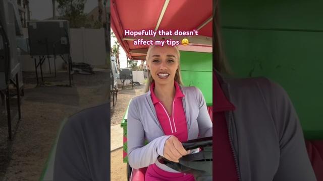 Probably shouldn’t have worked today #cartgirl #golf #golfers #golfgirls #golfer #golflife #barbie