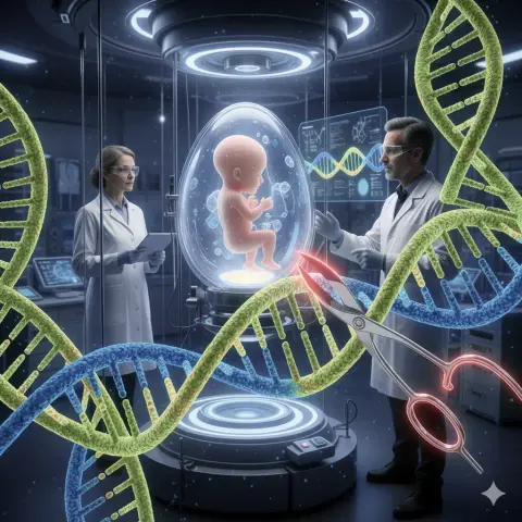 generata AI editing genetico in laboratorio