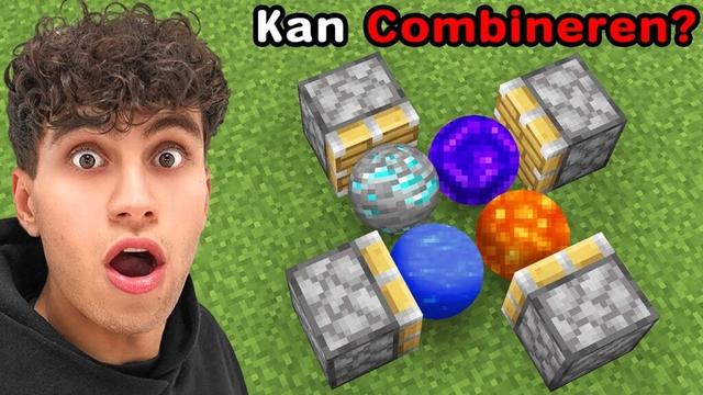 Wat kan je combineren in Minecraft?