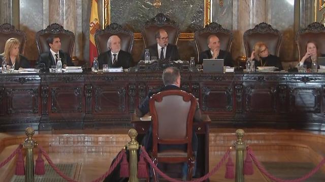 El periodista José Precedo declara en el Tribunal Supremo, el pasado 5 de noviembre.