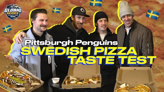 6-7? NHL's Penguins give their rating of Swedish banana curry pizza