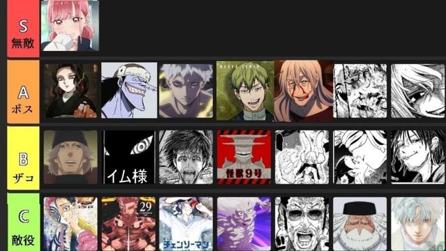 【最近のジャンプ】悪役＆敵役のTier表【最近の連載作×レジェンド】【週刊少年ジャンプ 2025年50号】【アオのハコ】【ワンピース】