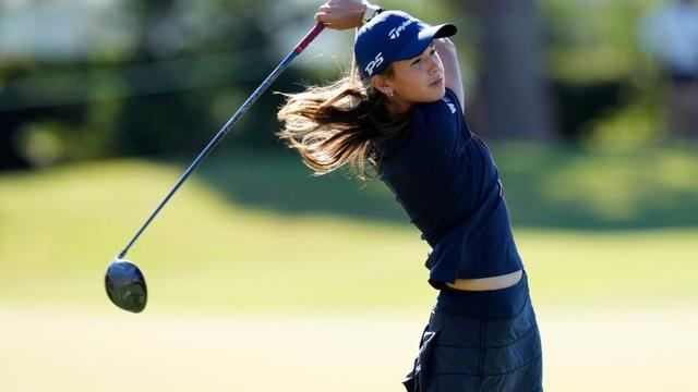 Kai Trump follows opening 83 with 75 to finish distant last in LPGA Tour debut