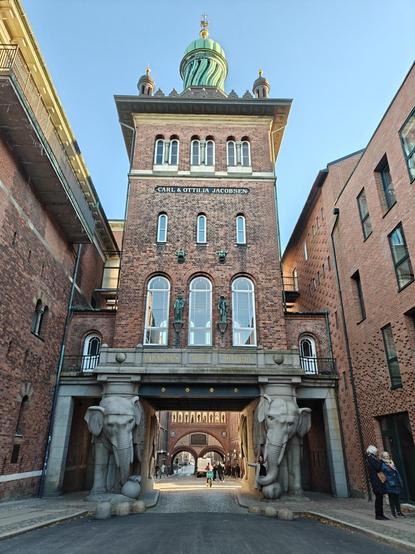 Elephant gates at old Carlsberg brewery area