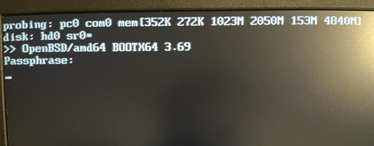 openbsd screen after pass prompt