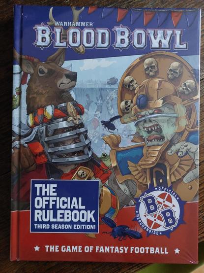 Blood bowl third edition rulebook cover