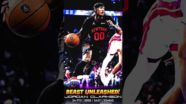 JORDAN CLARKSON UNLEASHED‼️S3CRET WE4PON‼️🇵🇭 #shortsbasketball #jordanclarkson #nba #newyorkknicks