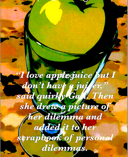 Quirky Gail uses her position as a top social media influencer to get free things in the VERY short story of the same name. Until I start my next two novels in 2026, I'll attempt to post a short story with two graphics each weekend.