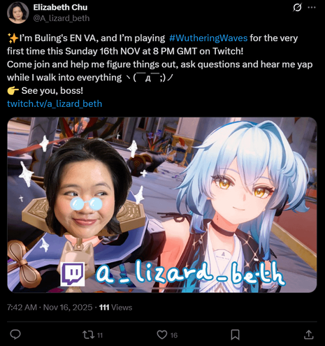 ブリンEN VAは11月16日午後8時（グリニッジ標準時）に初めてウーワと対戦する