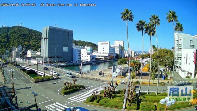 【LIVE配信】眉山ライブカメラ（徳島県徳島市）/Mt. Bizan in Tokushima Japan - Live Cam