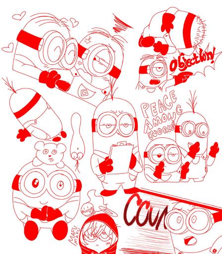 sketch of minions