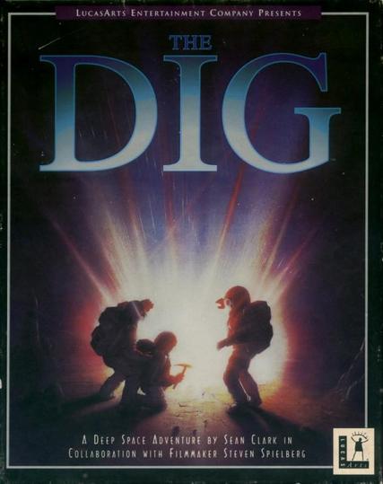 Box cover of the game The Dig.