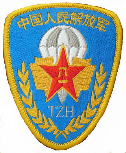 Badge of a PLA airborne infantry unit.