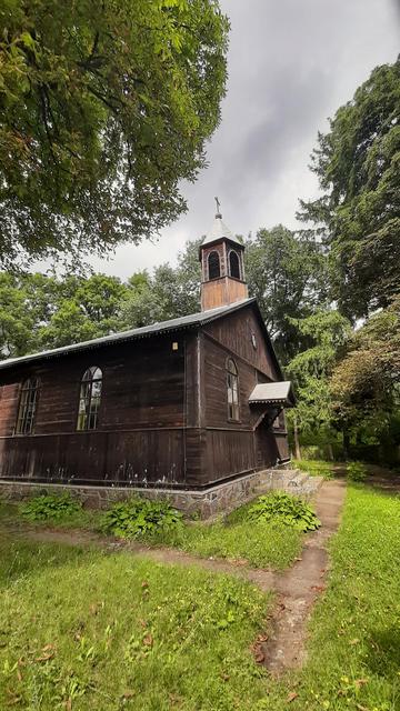 Drewniany kościół luterański w Secyminie Nowym, dawniej Niemieckim.