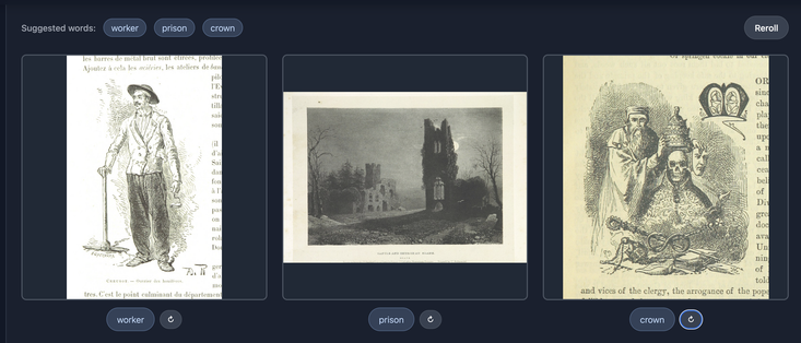 3 nouns and 3 pictures from British Library books on Flickr.