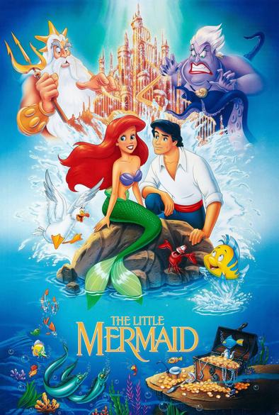 Movie poster for The Little Mermaid