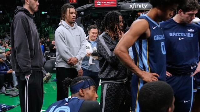 Ja Morant sits out Grizzlies' loss in Boston because of an ankle injury
