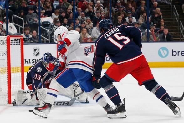 The Canadiens visit the Blue Jackets on Monday Night Hockey