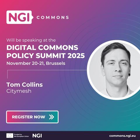 Tom Collins will be speaking at the Digital Commons Policy Summit 2025