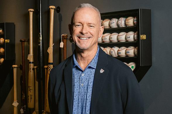 The new head of the College Baseball Hall of Fame is swinging for history in Overland Park