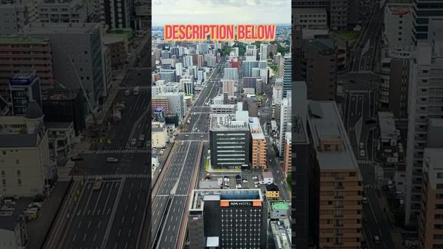 Stunning City View of Sendai, Japan | Cityscape Skyscraper View - Asia City Panorama