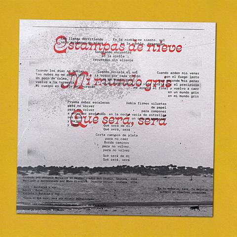 LP de vinilo autoproducido por ERROR DE PARALAJE @errordeparalaje.punk, en el cual participamos una serie de sellos independientes, cuyo denominador común es apoyar a proyectos totalmente alternativos con respecto a canales comerciales o mainstream. Primando siempre la calidad y presentación de los lanzamientos y valores o actitudes de Apoyo Mutuo, filosofía 'Hazlo Tú Mismo' o 'Do It Yourself'. Error de Paralaje es un bandaza andaluza y power trío de new wave, after punk de alto octanaje, con personalísima voz solista femenina, a la vez que golpea cual preciso metrónomo los tambores de guerra, de este punk tan personal, que apostilla su sello con letras que exploran momentos introspectivos y nihilistas, tan intrínsecos y necesarios en el crisol multicultural y polifacético del rock más desgarrado y profundo, cuyo mensaje vitalista siguen más presente que nunca.

By Obstinato / Collector's Series DIY / La Factoría del Ritmo

https://collectorseriesdiy.bandcamp.com/album/cs-064-imagen-latente

Grabado por Antonio Monsalve en Deshollinador Hot Studio. Granada, 2024

Mezclado y masterizado por Möno Disnoize. Impacto Sónico. Granada, 2024

Jose – Guitarra y voz
Kalim – Bajo
Violeta – Batería y voz

*Coros en Qué será, será por Antonio Deshollinador

Todas las canciones originales por Error de Paralaje

Artwork por Andrés Simarro

Tirada de 500 vinilos fabricada en Krakatoa Records. Castellón de la Plana, 2025

Co-edición a cargo de:
Andalucía Über Alles @andaluciauberalles (ES)
Br