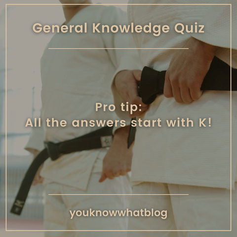 General Knowledge Quiz in K promotion post by youknnowwhatblog