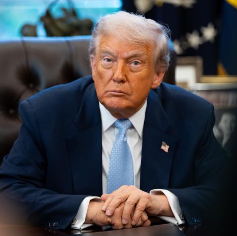 President Trump said on Monday that he would sign a bill related to the release of the full Epstein files should it reach his desk after passing the House and Senate.